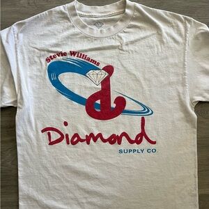 Diamond Supply Co. Large. White.